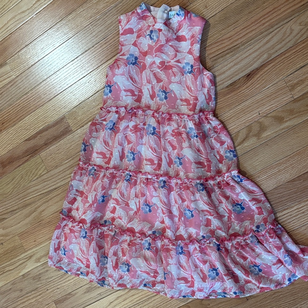Ted Baker Pink and Blue Floral Kids Dress